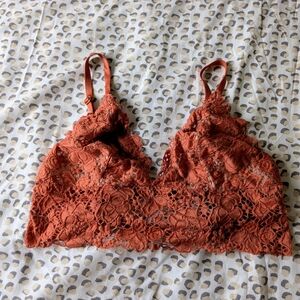 Victoria's secret very sexy have bralette medium, copper-burnt orange color